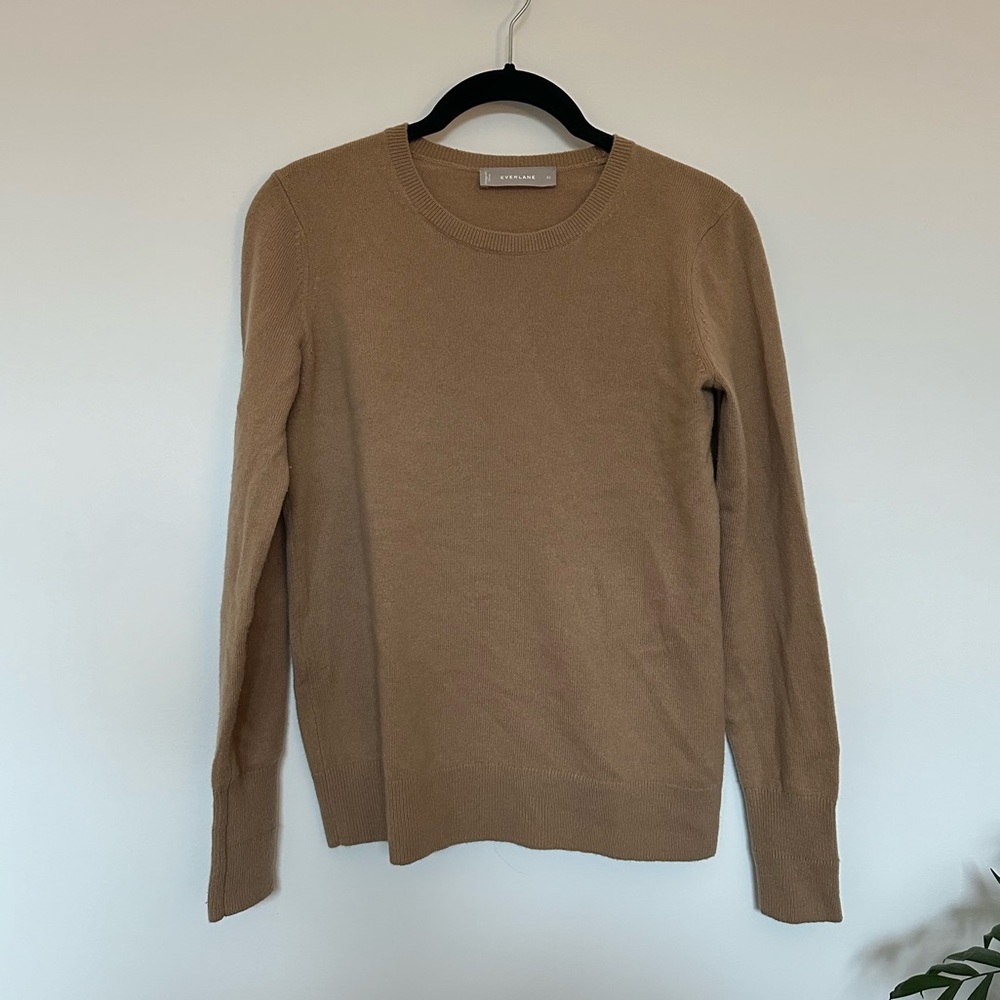 Everlane Camel Cashmere sweater